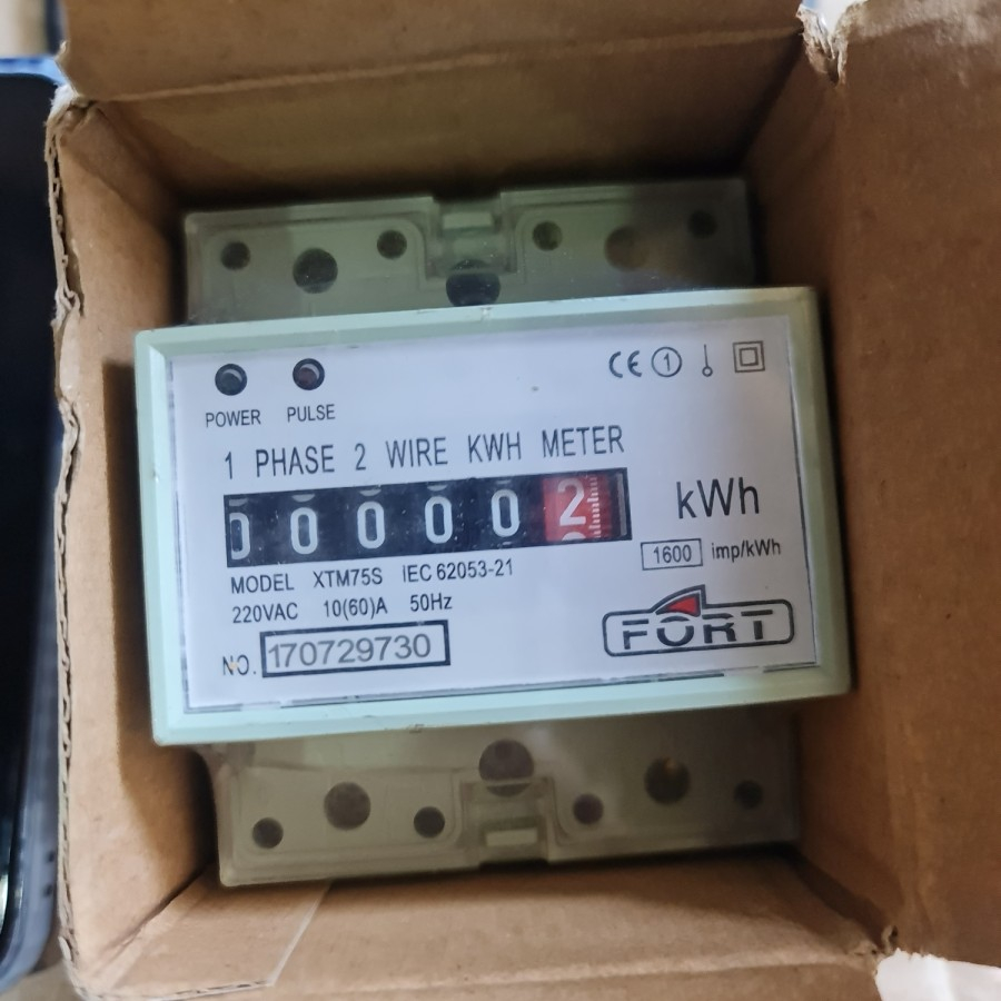 kwh meter 1 phase 220v direc