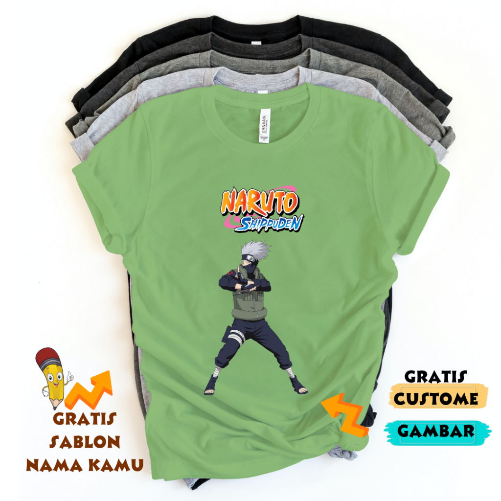 Kaos Anak anime  / baju kaos Anak Anime Naruto