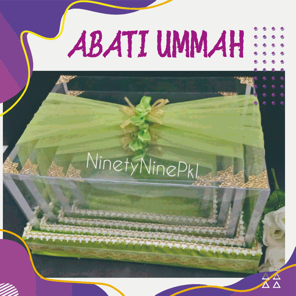 

Box Mika tile sudut Hantaran Pernikahan