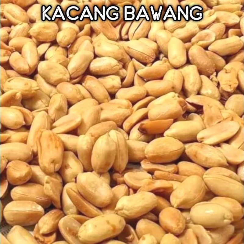 

Kacang bawang kacang tanah goreng kupas renyah gurih 250gr