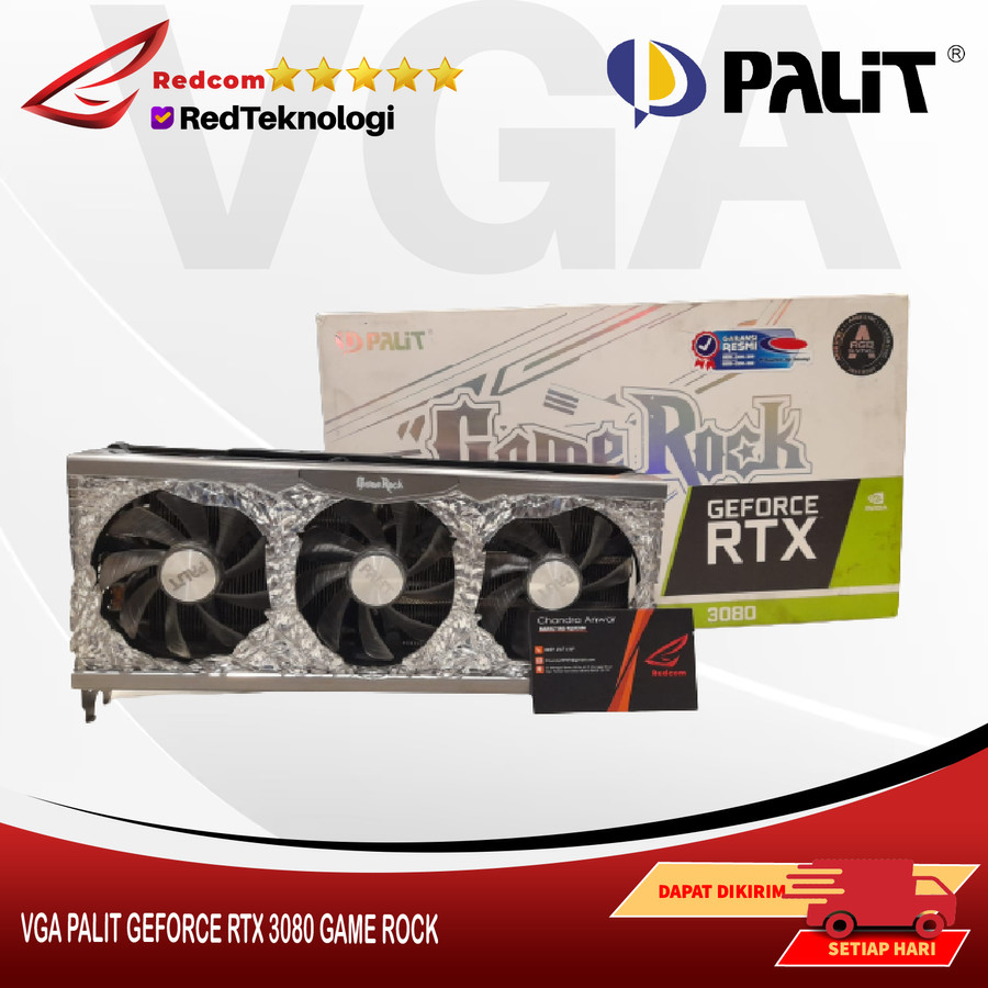 VGA NVIDIA PALIT GeForce RTX 3080 / RTX3080 GameRock 10 GB GDDR6 - 2ND