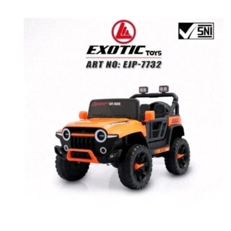 Mobil Aki Mainan Anak Exotic Jeep Exotic EJP 7732 Jimmy Dan Exotic Jeep EJP 7720 Jimmy