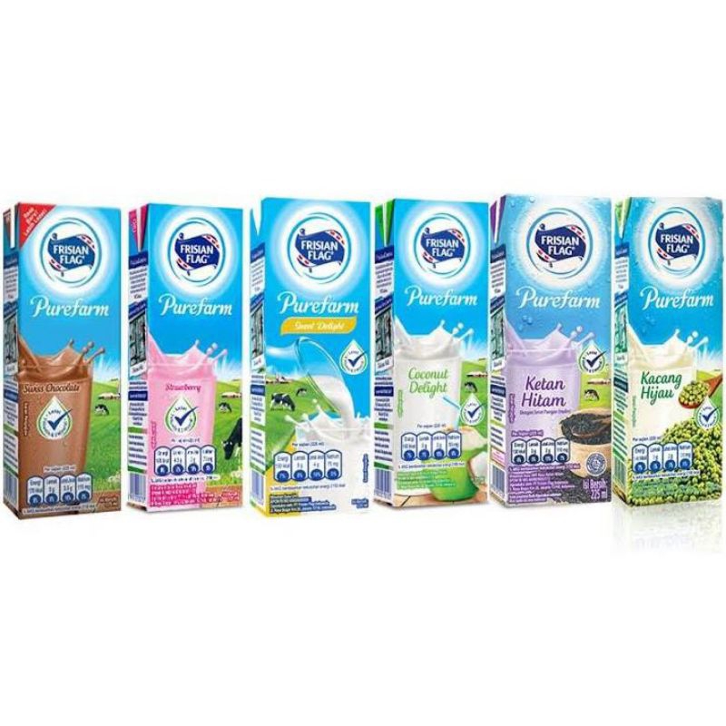

Susu UHT Frisian Flag Purefarm Series / 225 ML