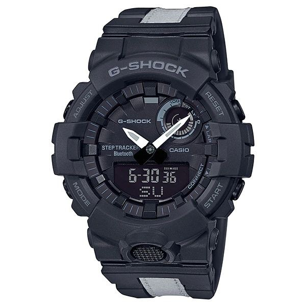 JAM TANGAN PRIA CASIO G-SHOCK GBA-800LU-1A ORIGINAL - GSHOCK GBA800LU HITAM ABU-ABU JAM TANGAN G-SHO