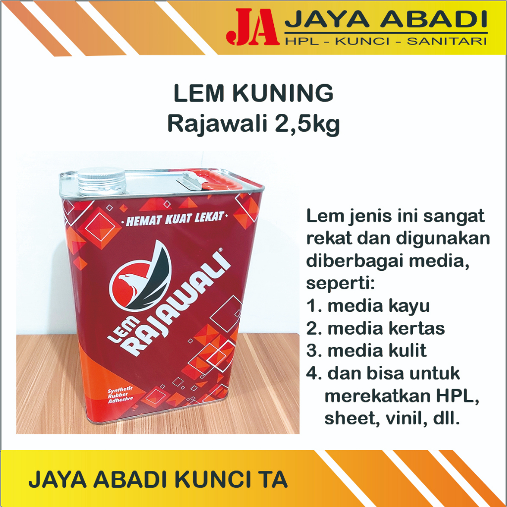 LEM KUNING RAJAWALI MEREH 2,5 KG