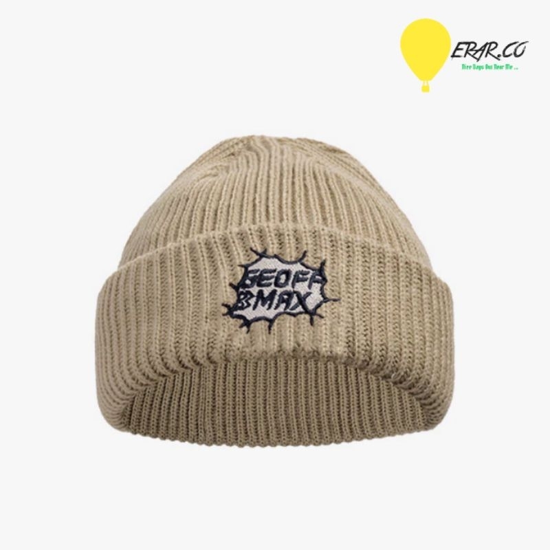 Geoff Max Official - Phugh Beige Beanie Hat Topi Pria