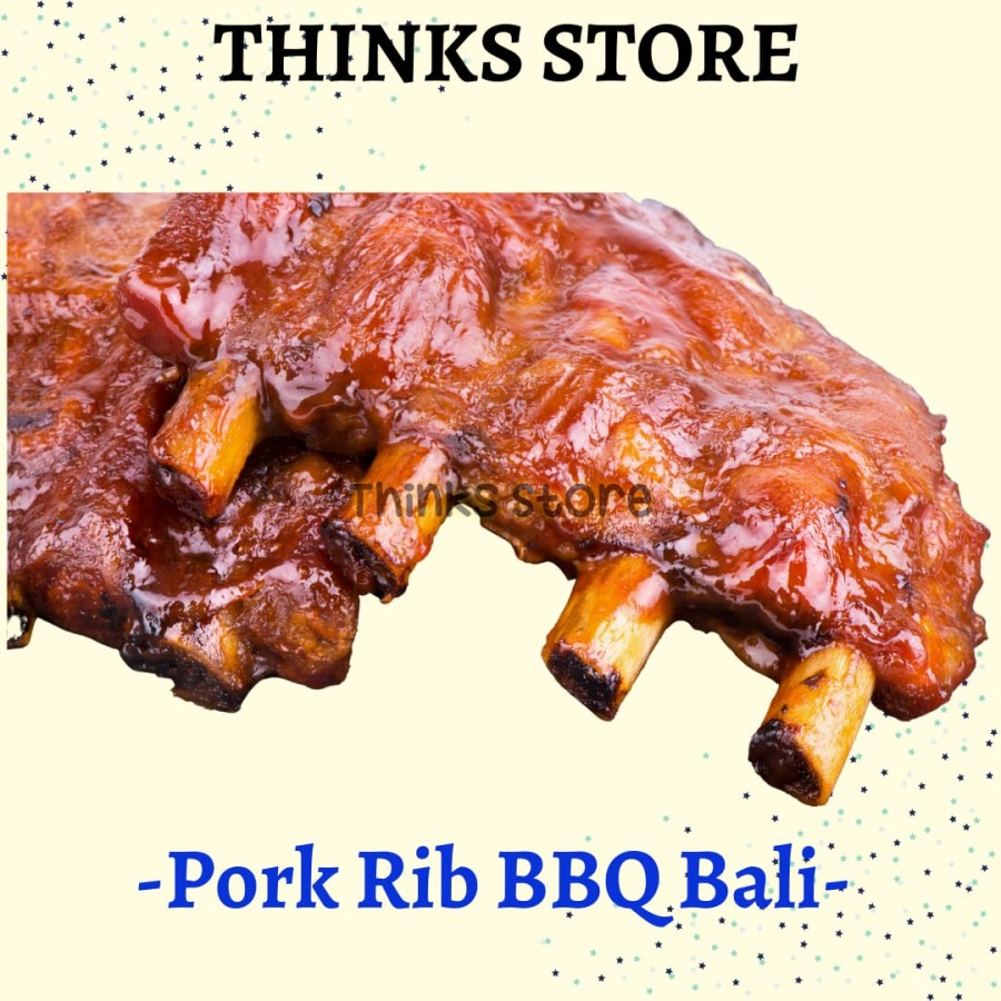 BBQ Pork Ribs - Barbeque Sweet Honey - Iga Bakar Babi Khas Bali