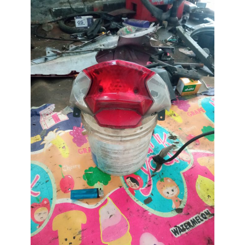 lampu blakang beat fi set lampu dan kabel