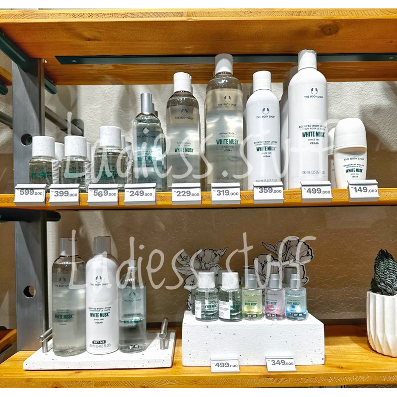 ORIGINAL THE BODY SHOP WHITE MUSK VEGAN SERIES