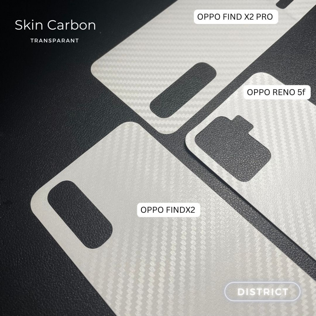 Skin Carbon OPPO FIND X2 PROAnti Gores Garskin Handphone Stiker Pelindung