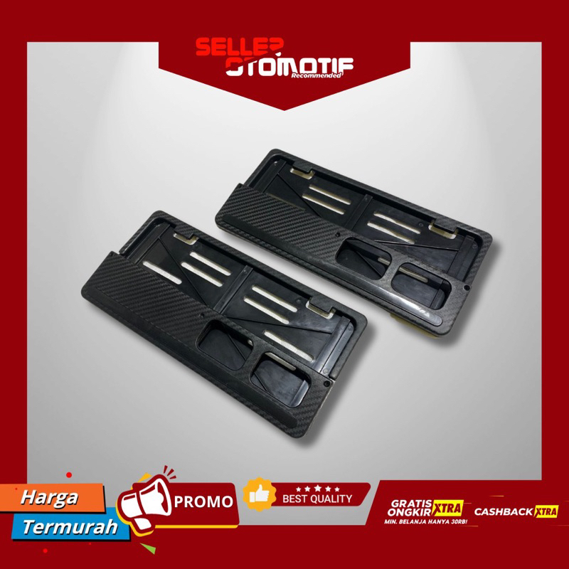 COVER PLAT NOMOR CARBON / BINGKAI PLAT NOMOR CARBON SEPASANG