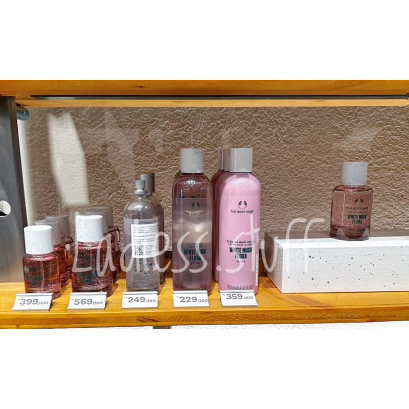 ORIGINAL THE BODY SHOP WHITE MUSK FLORA VEGAN SERIES