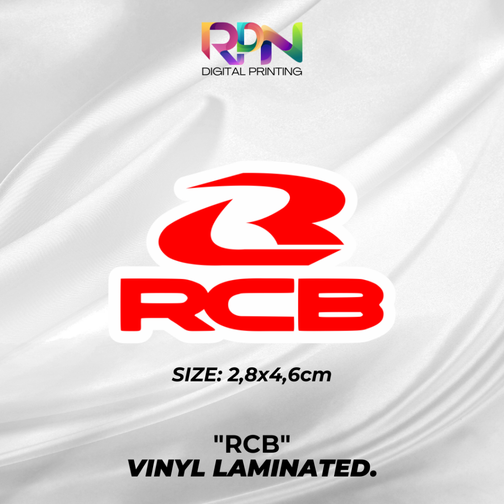 

STIKER/STICKER PRINTING PRINCUTT RCB VIRALL