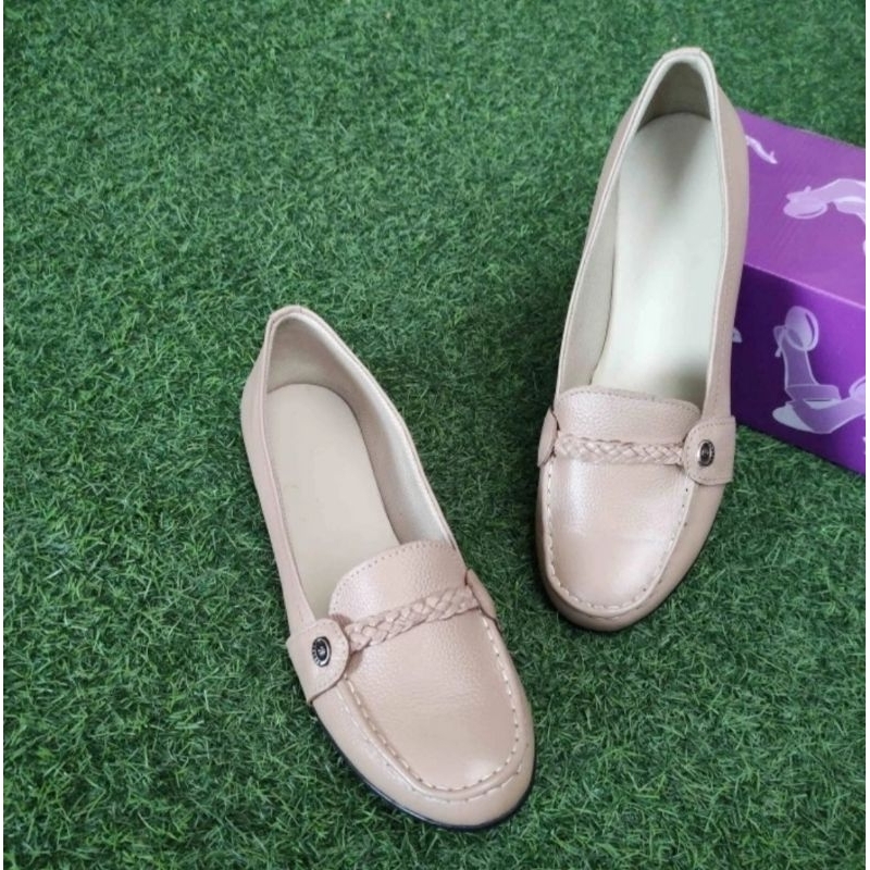 Sepatu Kulit Wanita Sepatu Flat Sepatu Kulit Garut