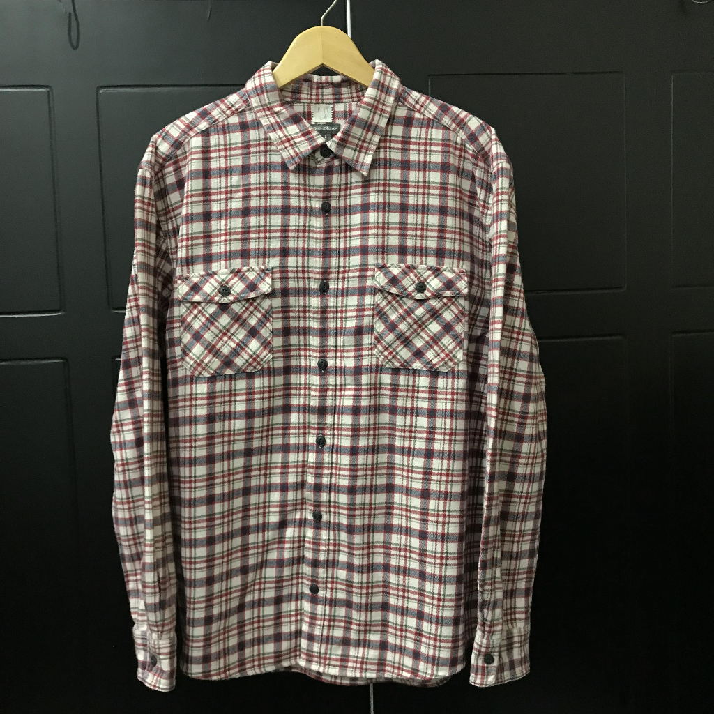 kemeja flanel eddie bauer xl ala bb