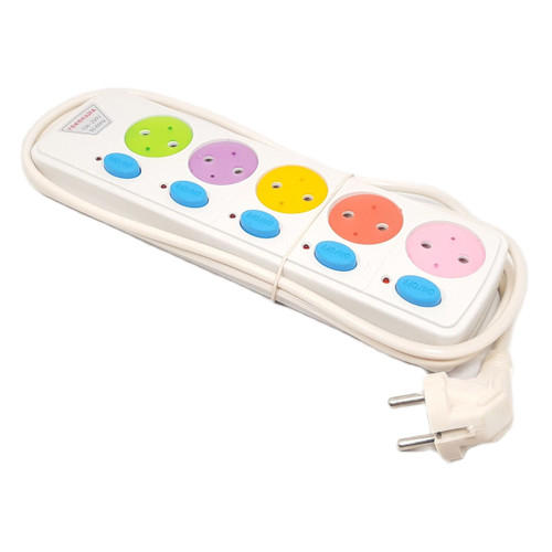 Stop Kontak Colokan Listrik Yokohama 5Lubang Kabel 1.8Meter SNI