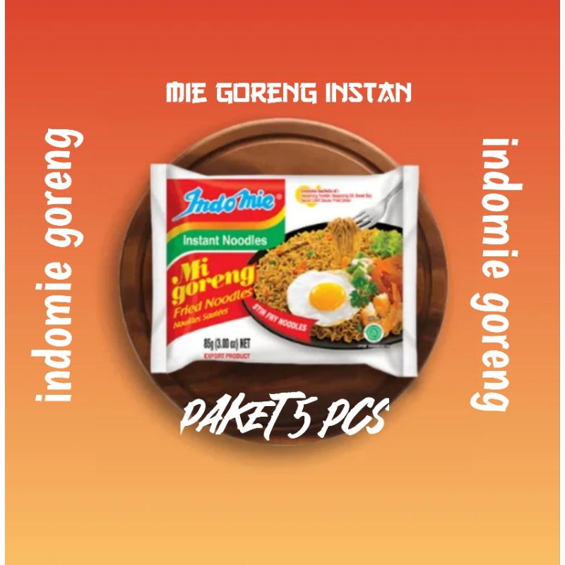 

indomi goreng, indomie paket 5pcs