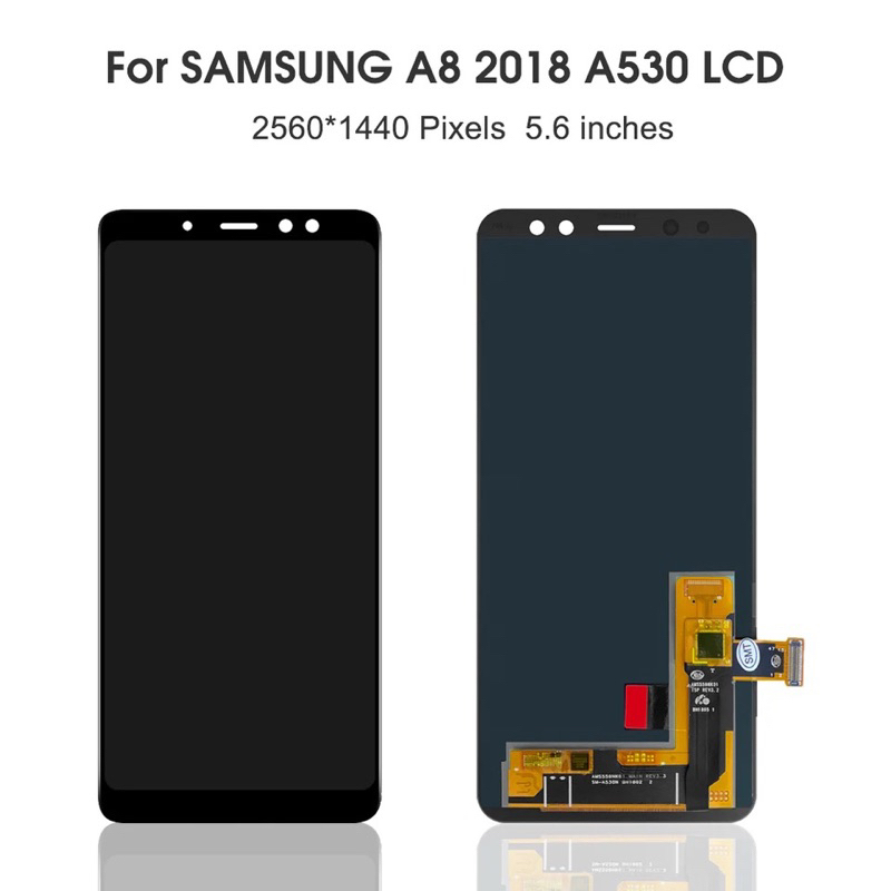 LCD Touchscreen Samsung A530 A8 2018 Amoled Layar LCD Original