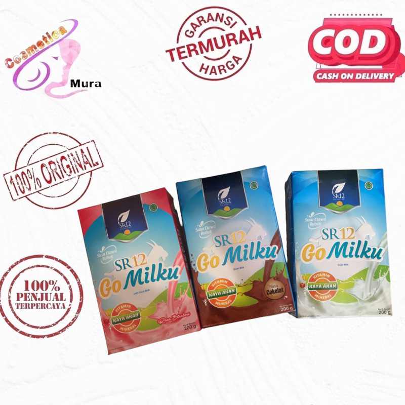 

* 200 gr original * SR12 susu etawa original | susu murni kambing etawa sr12 | SUSU GO MILKU SR12 SUSU KAMBING ETAWA MANFAAT TUBUH MAKIN SEHAT