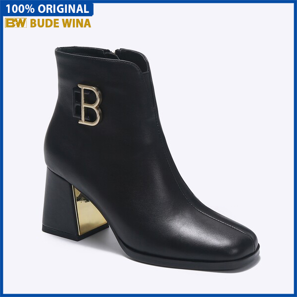 SEPATU BOOT EVERBEST WANITA ORIGINAL BOOTS KULIT ASLI ORI TERBARU BLACK EW03