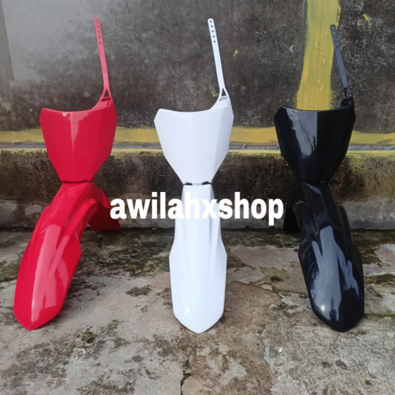 Spakbor depan crf 250 dan papan nomor crf 250 Slebor depan crf 250 plus papan nomor crf 250