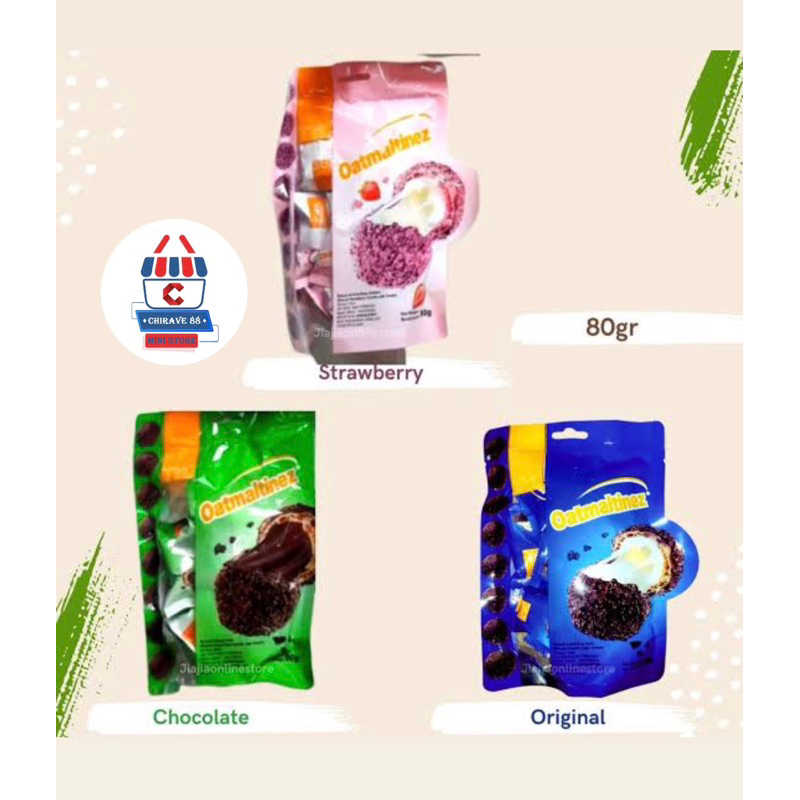 TYL Oatmaltinez Choco Crumbs Ball with Cream 80g