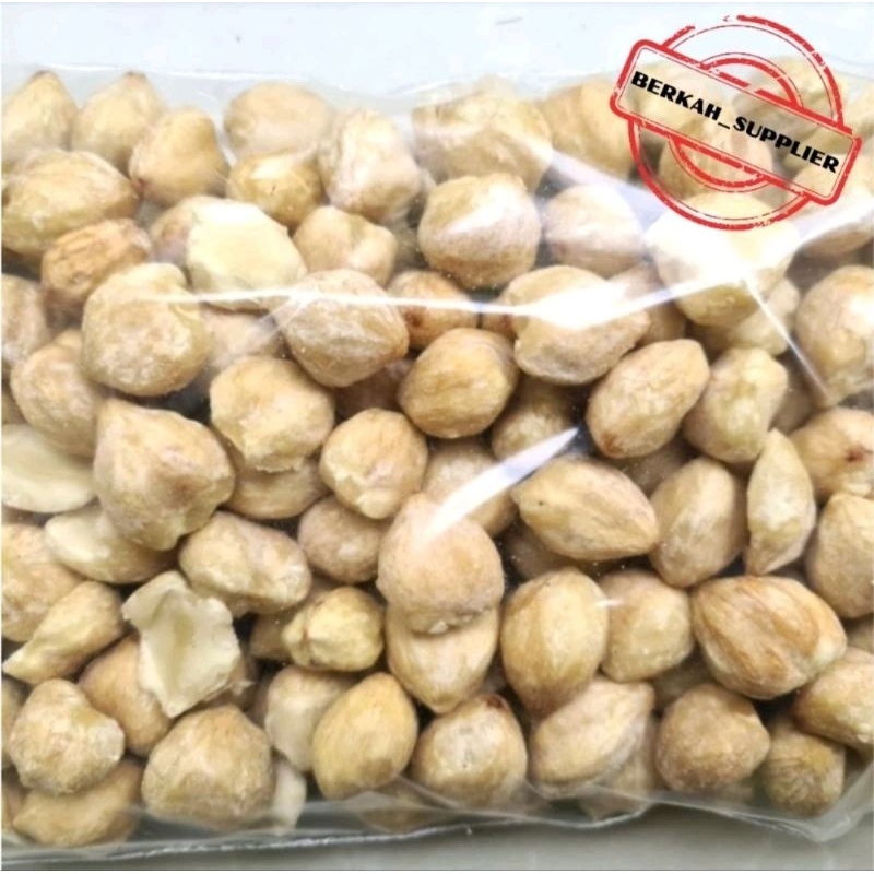 

Kemiri Kupas Bulat 100gr - Kemiri Kupas Utuh