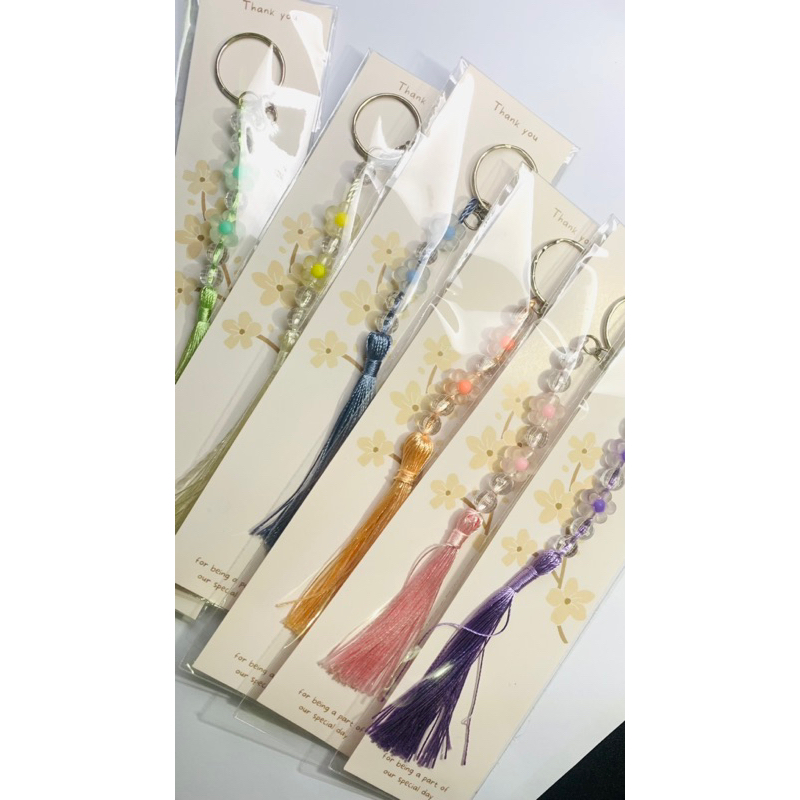 Souvenir Wedding Gantungan kunci Rumbai | souvenir pernikahan unik | souvenir pernikahan aesthetic