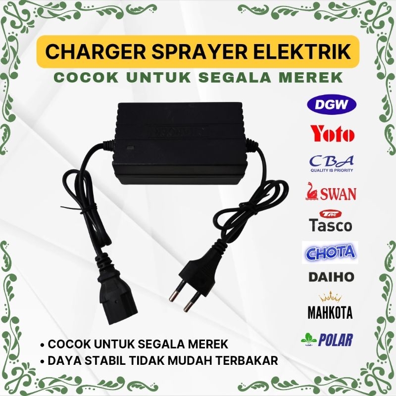 SUPER CEPAT  CHARGER SPRAYER ELEKTRIK /  CAS SPRAYER ELEKTRIK / CES TENGKI / CES SPRAYER / CES ORI S