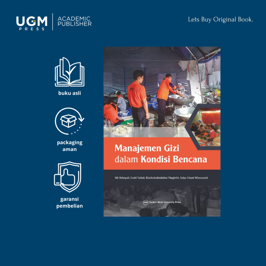 UGM Press Buku Original Manajemen Gizi dalam Kondisi Bencana