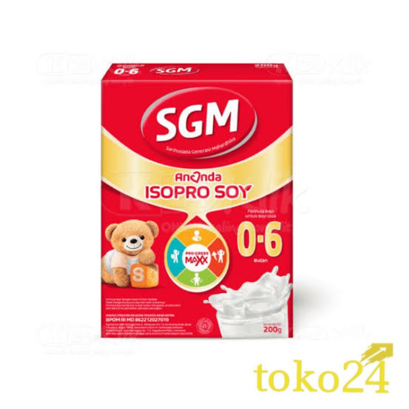 SGM Ananda Isopro Soy 1 200 gr Susu Bayi 0 - 6 Bulan