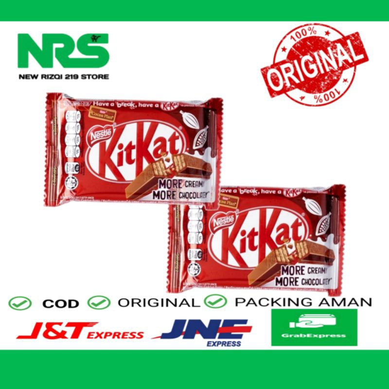 

KitKat Coklat - KIT KAT COKLAT 4F 35 GR