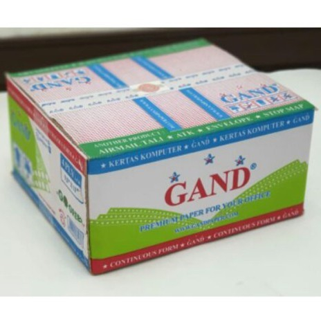 

GAND 1 PLY CONTINOUS FORM 9 1/2" X 13" NCR (UKURAN FOLIO/F4)( DUS )