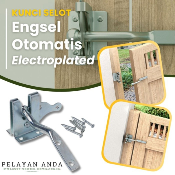 Dijual Kunci Sliding Door OTOMATIS Pintu Pagar Rumah Anti Karat Murah