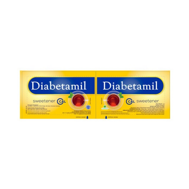 

[PGO] Diabetamil Sweetener Isi 10 Sachet Gula Diabetes