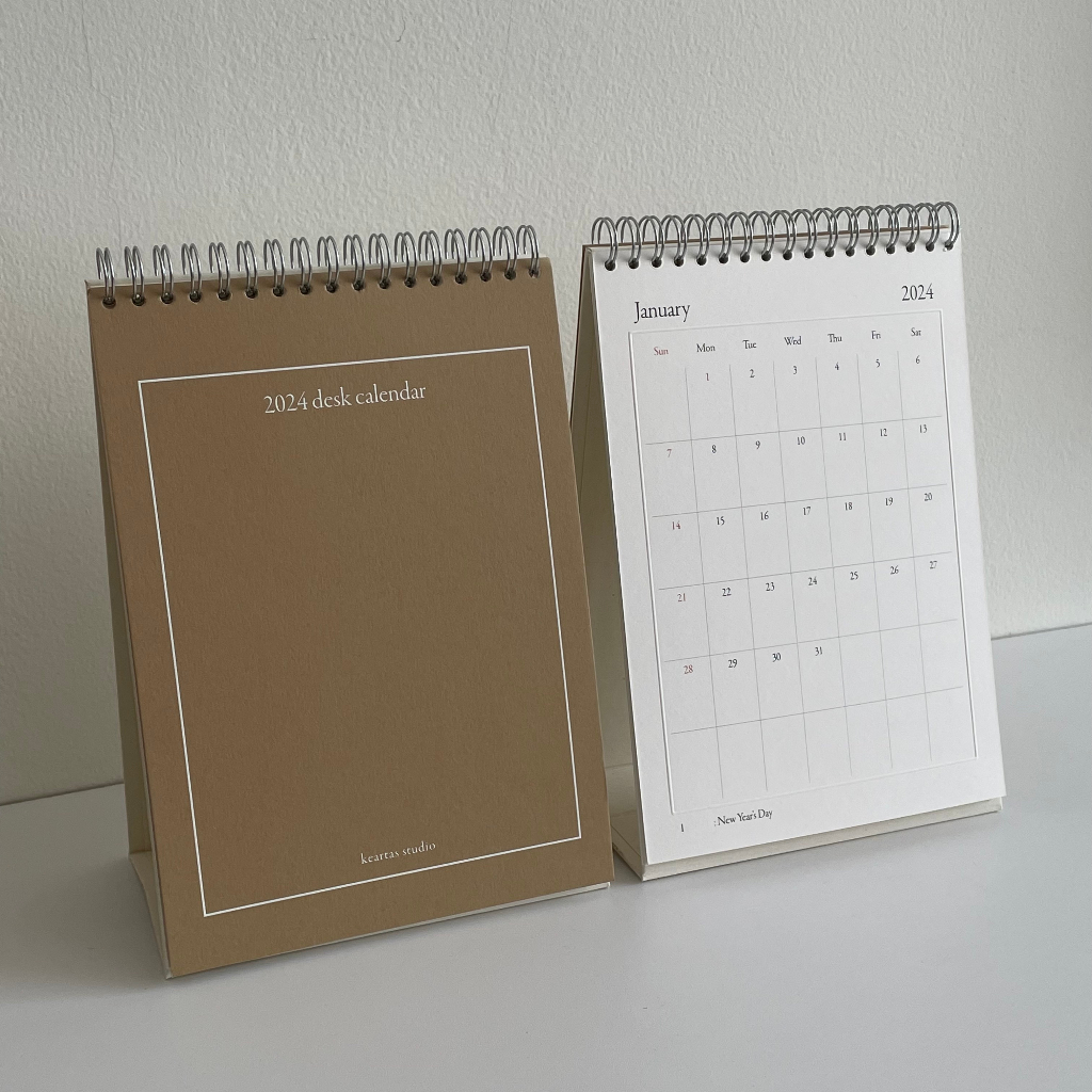 

2024 Desk Calendar by Keartas Studio (A5/Kalender Duduk/Kalender Meja/Monthly Planner)