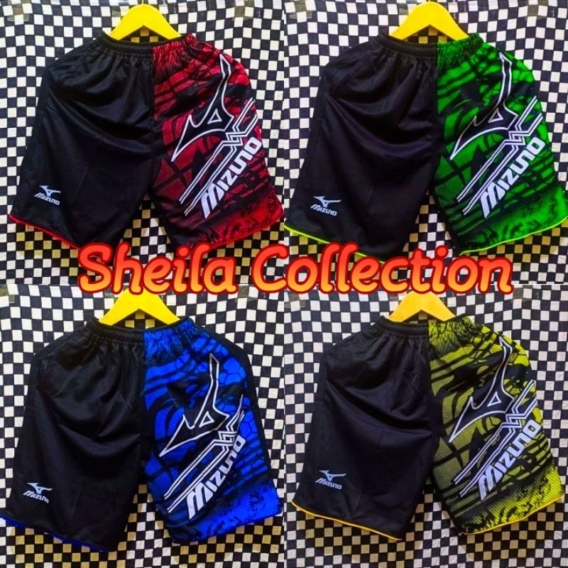 Celana Pendek Sport Pria Wanita Mizuno Celana Kolor Celana Badminton Celana Promo Celana Olahraga...