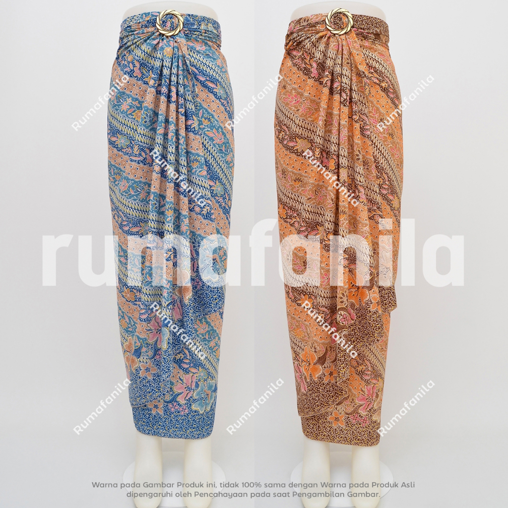 Kain Lilit Batik Premium Bawahan Kebaya Wisuda Jumbo Rok Batik Lilit Modern Pakaian Tradisional Pest