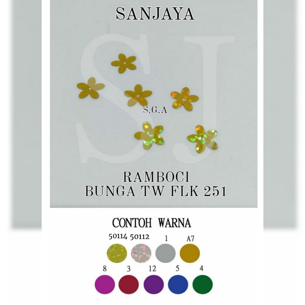 Hasans / Payet Ramboci / Ramboci Bunga / Payet Manik Bunga / Ramboci Bunga Taiwan (Flk251) 10mm