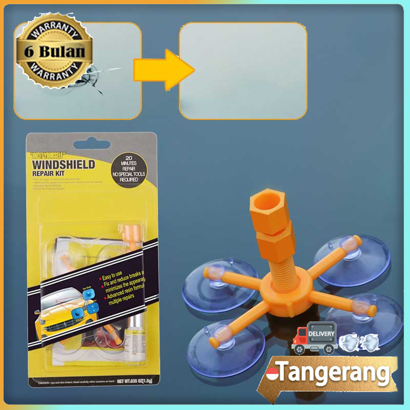Lem Kaca Mobil Retak / Wiendshield Glass Repair Kit / Lem Kacamata Retak