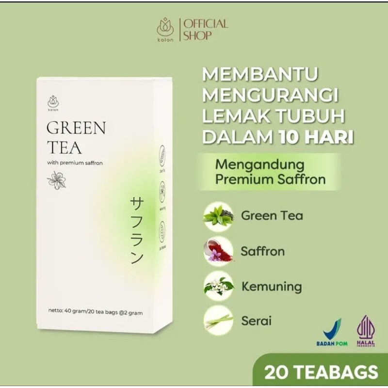 

Ready Kalon Teh Hijau Premium Saffron Kalon Green tea