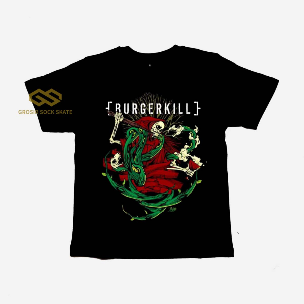 KAOS BAND ANAK/ KAOS MUSIK BURGERKILL USIA 1-12 TAHUN