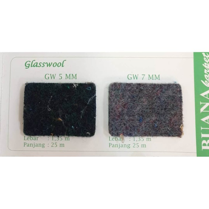Karpet Buana - Glasswool GW - Peredam Isolator Suara - Karaoke Mobil