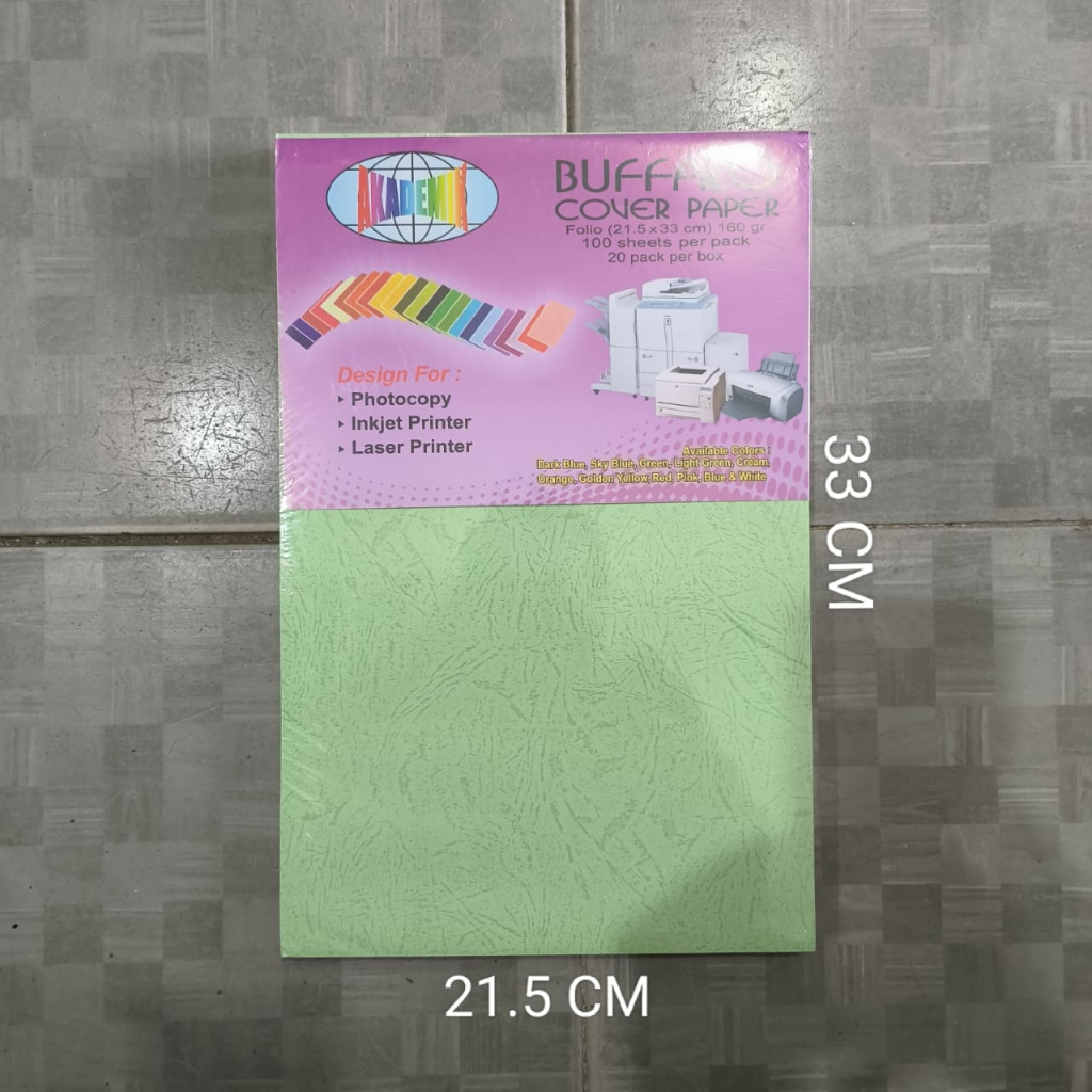 

Kertas Jeruk / Cover Jeruk F4 / isi 100 lembar - HIJAU MUDA