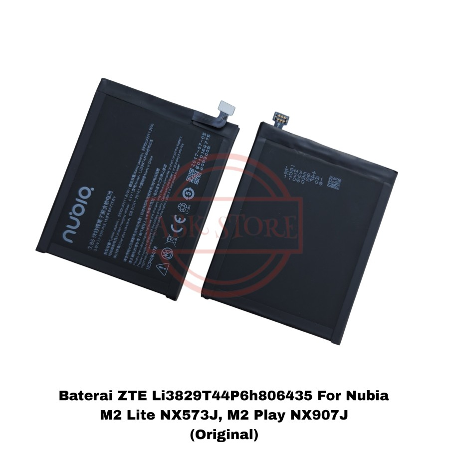 BATERAI / BATRE ZTE LI3829T44P6H806435 NUBIA M2 LITE  - M2 PLAY / BATTERY