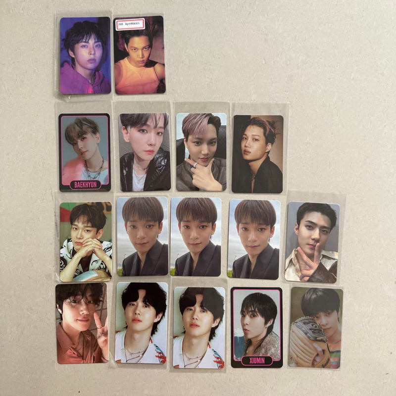 Photocard EXO EXIST Cream Soda Cafe / EXOcial Club Pop up / Lucky draw album PC Benefit / POB Hottra