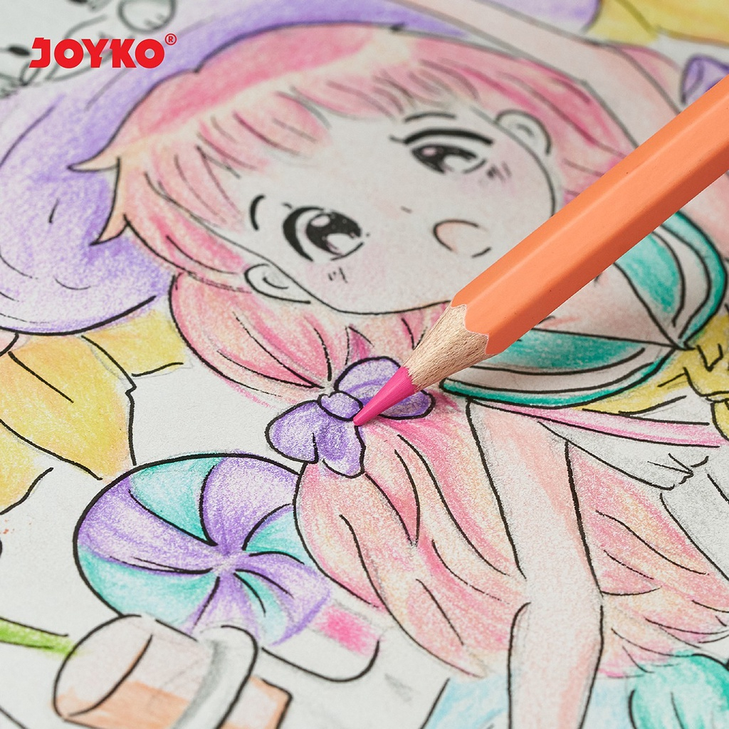 

Pastel Color Pencils Pensil Warna Joyko CP-12PB 12 Warna Pastel