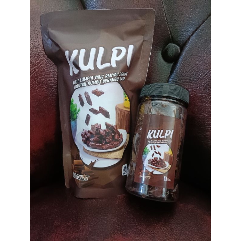 

keripik kulit lumpia double coklat (kulpi lumer)