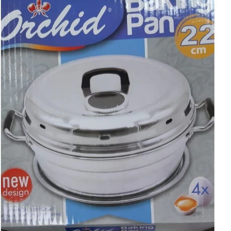 Panci Baking Pan Orchid / Maxware Ukuran 22 Cm