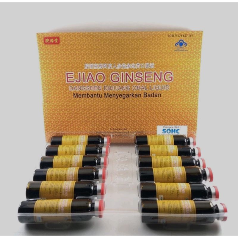 

Fufang Ejiao Jiang Ginseng SOHC Eceran per botol 20ml